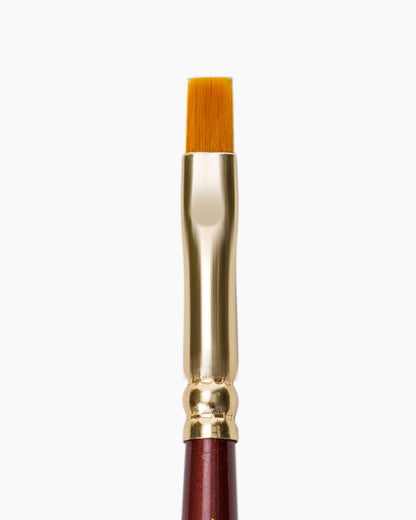 Camlin Camel Synthetic Gold Brushes Individual Brush Flat - Series 67