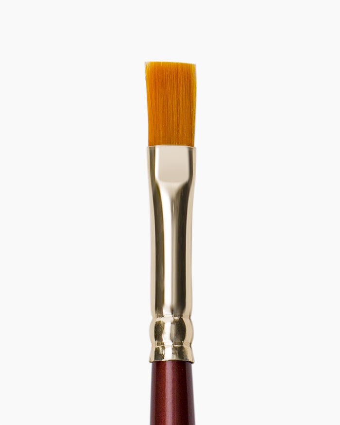 Camlin Camel Synthetic Gold Brushes Individual Brush Flat - Series 67