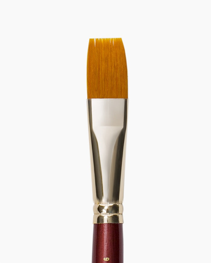 Camlin Camel Synthetic Gold Brushes Individual Brush Flat - Series 67