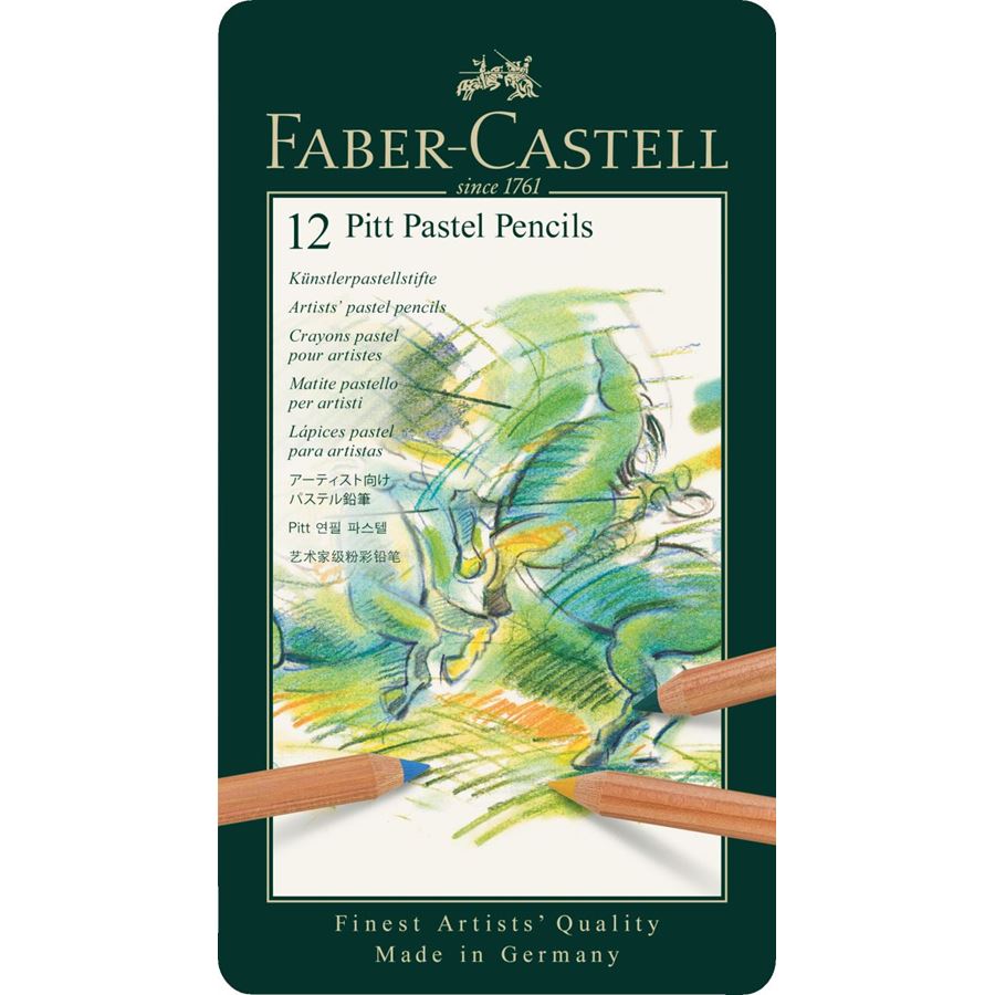 Faber Castell Pitt Pastel Pencil Set - Pack of 12