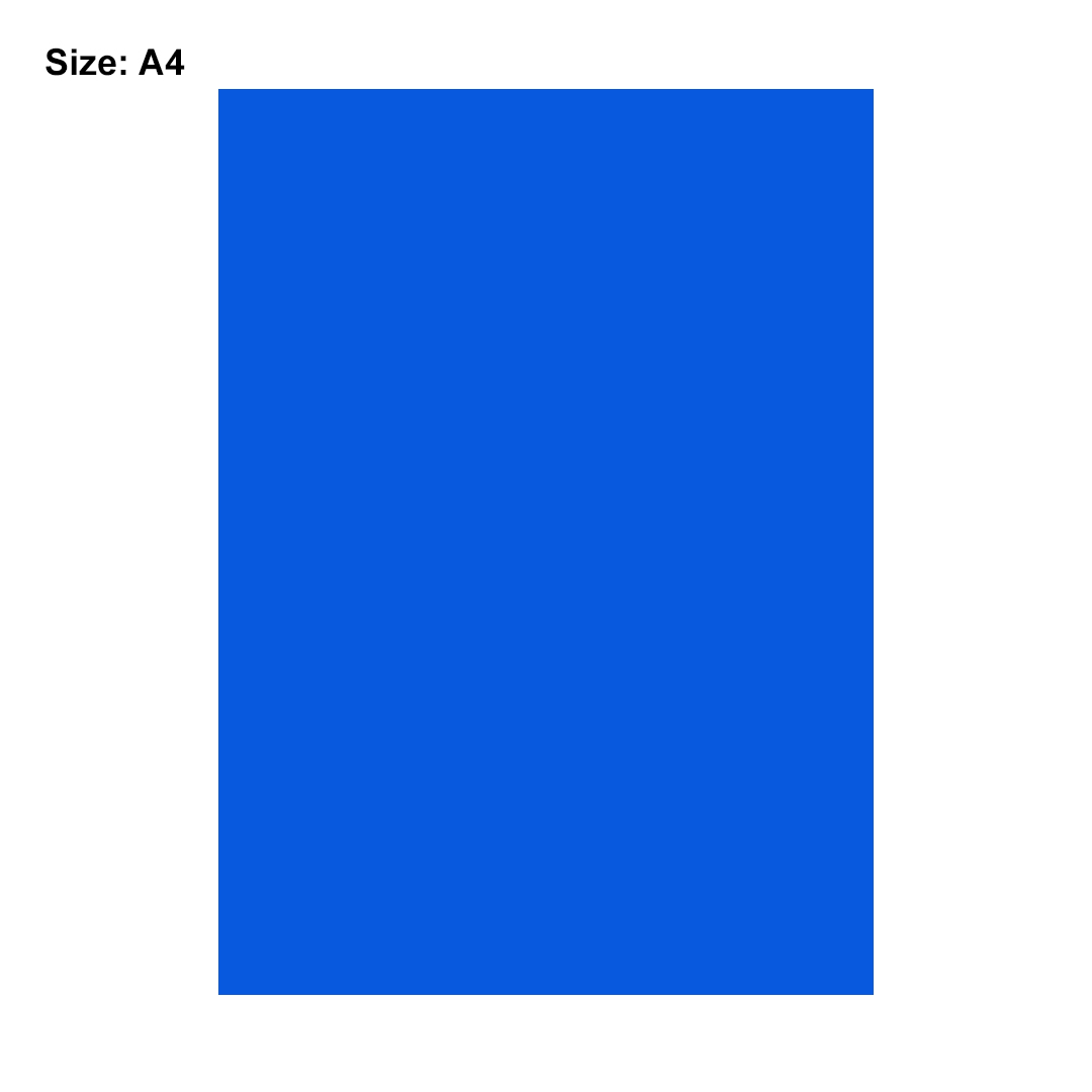 Magnet Sheet A4 Size - Blue
