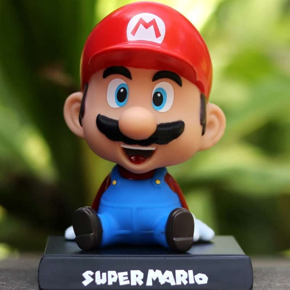 Super Mario Red Bobblehead With Mobile Holder