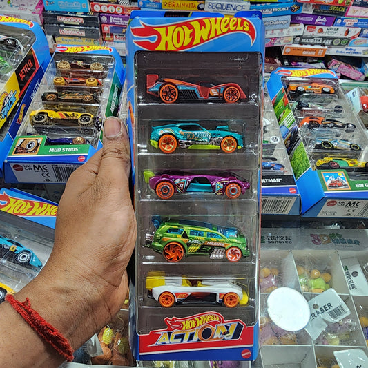 Hot wheels Action - Set of 5 Cars