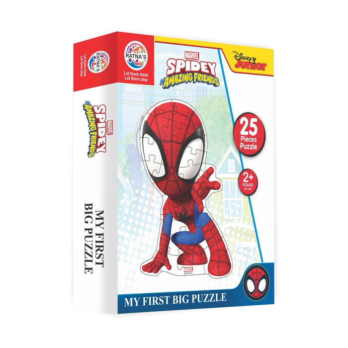 Ratna's My First Big Puzzle Spiderman 25 Pieces Jigsaw Puzzle for Kids | A Perfect Jumbo Jigsaw Floor Puzzle for Little Hands