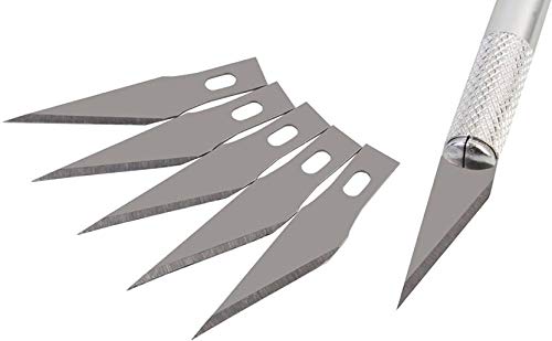 Interchangeable Sharp Blades For Detail Pen Knife For Crafts & Carving Scalpel