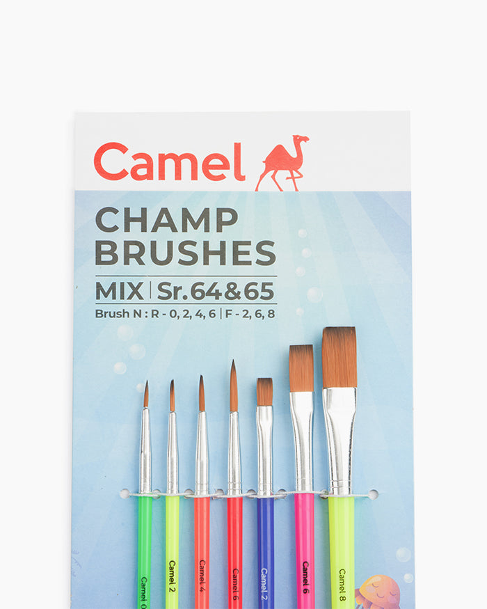 Camlin Camel Champ Brushes
Round - Series 64 & Flat - Series 65