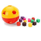 Ratna's Educational Puzzle Ball for Kids 2 in 1. Let Them Learn time with Shapes - Multicolor