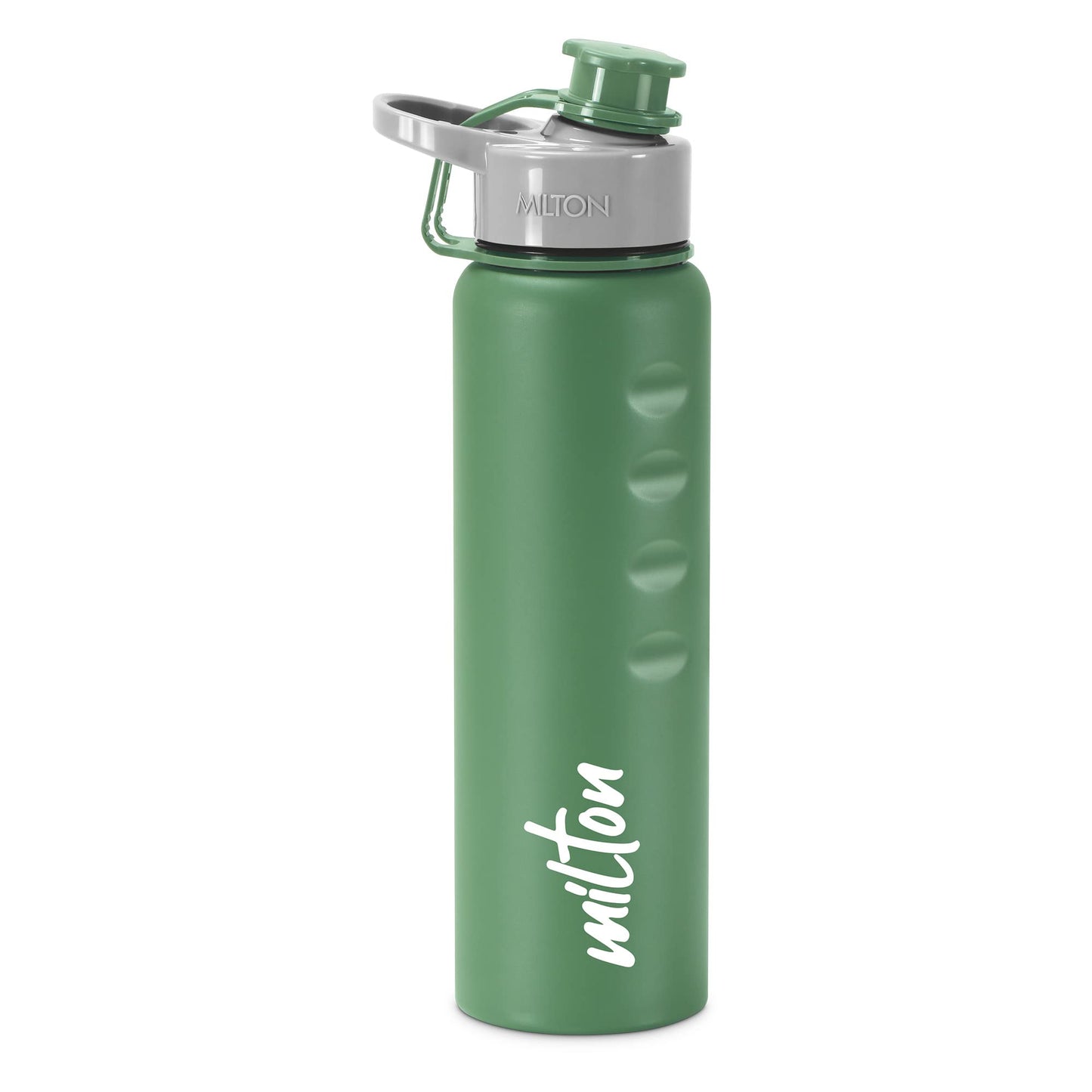 Milton Gripper 750 Stainless Steel Water Bottle, 750 ml, | Leak Proof | Easy Grip | Light Weight | Easy to Carry