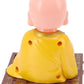 Little Monk Figurine, Solar Chinese Little Buddha Monk Statue, Bring Good Fortune Decoration Ornament, Funny Car Shaking Head Toy, Solar Power Nodding Head Dancing Toy