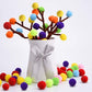 Craft Pom Pom Ball 1 Cm Assorted Colorful - 1200 Pc's