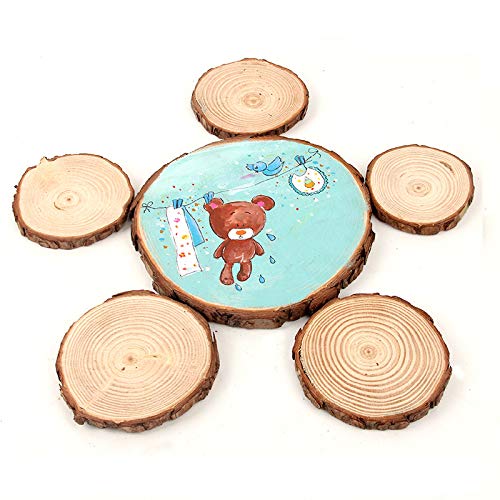 Natural Wooden Slice Round 22-25x2cm