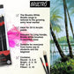 Brustro Artists ’ White Bristle Set of 10 Brushes for Oil and Acrylic.