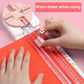 4 in 1 Portable Paper Trimmer, Multi-Function Scrapbooking Tool with Security Safeguard for Cutting Straight Dashed Curves Creasing Lines