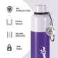 Milton Ancy 750 Thermosteel Water Bottle, 750 ml, Violet | 24 Hours Hot and Cold | Easy to Carry | Rust Proof | Tea | Coffee | Office| Gym | Home | Kitchen | Hiking | Trekking | Travel Bottle