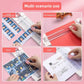 4 in 1 Portable Paper Trimmer, Multi-Function Scrapbooking Tool with Security Safeguard for Cutting Straight Dashed Curves Creasing Lines