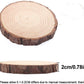 Natural Wooden Slice Round 22-25x2cm