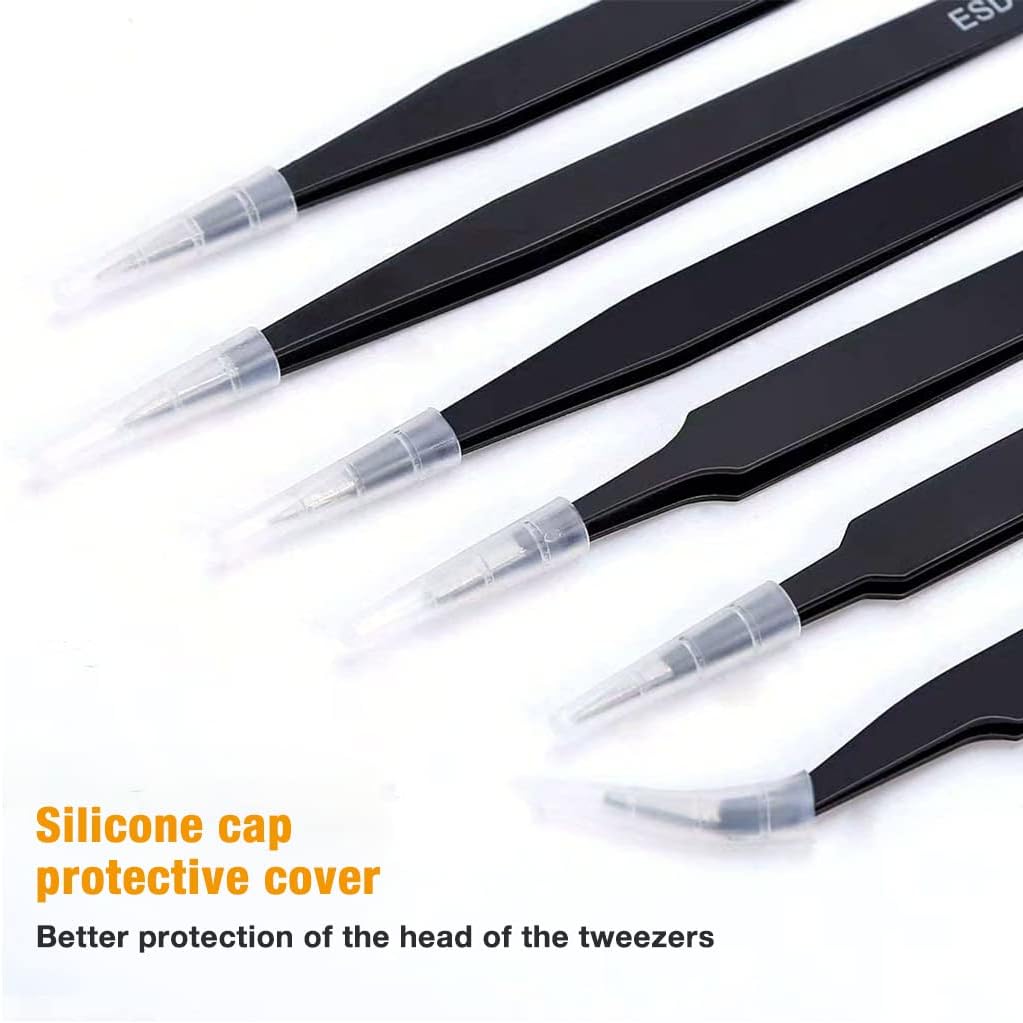 Professional Tweezers Set 6 Pc's