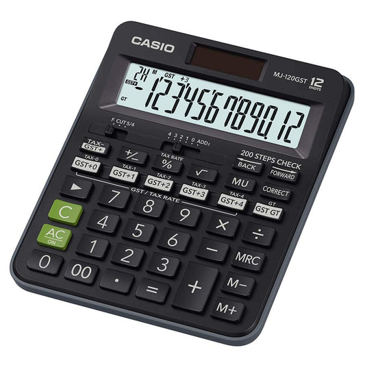 Casio MJ-120GST GST Calculator Black