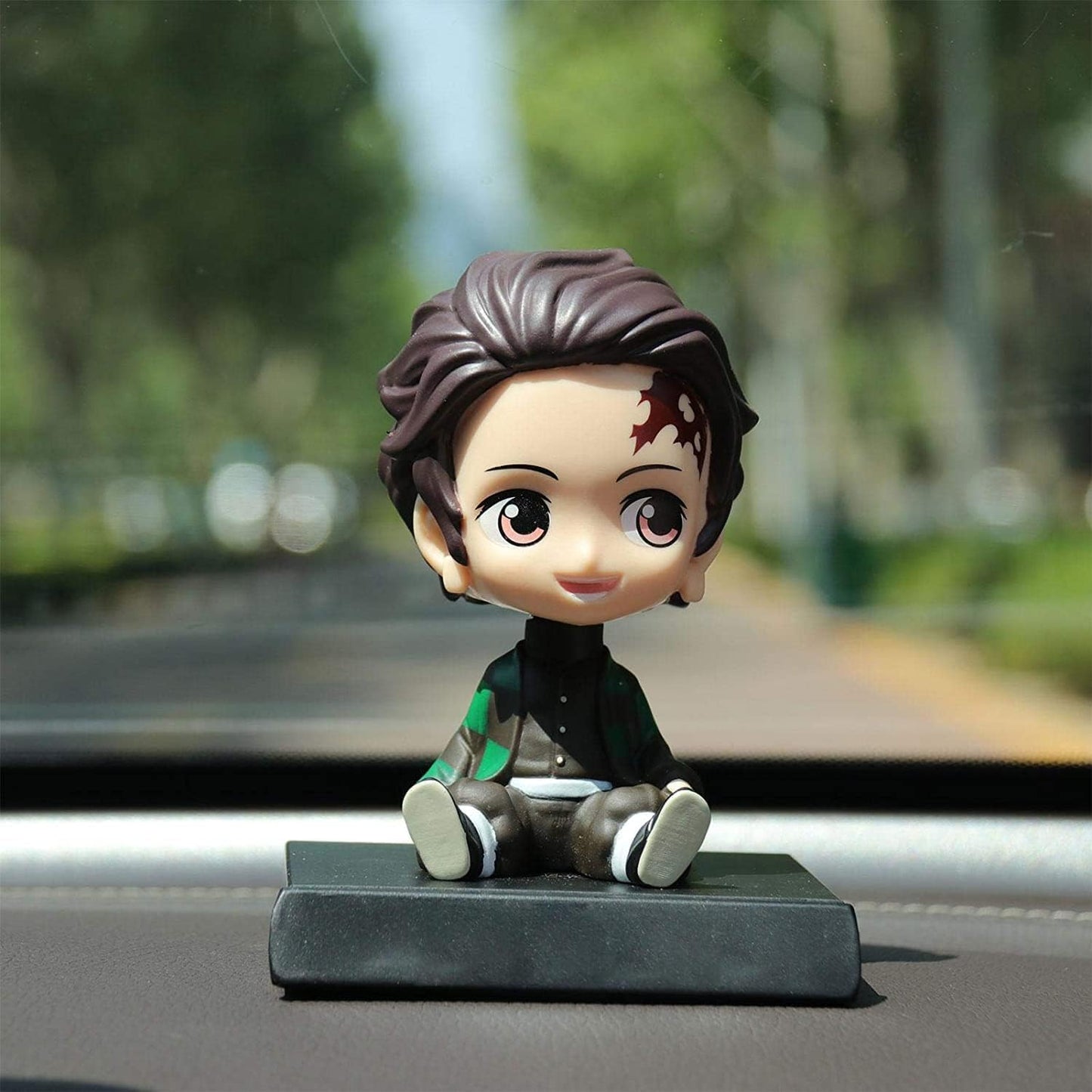 Tanjiro Demon Slayer Bobblehead With Mobile Holder