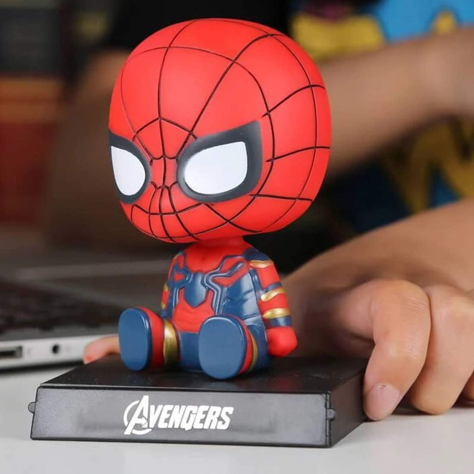 Spiderman Bobblehead With Mobile Holder