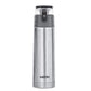 Milton Atlantis 400 Thermosteel Hot and Cold Water Bottle, 1 Piece, 350 ml, Silver | Leak Proof | Easy to Carry | Office Bottle | Hiking | Trekking | Travel Bottle | Gym | Home | Kitchen Bottle