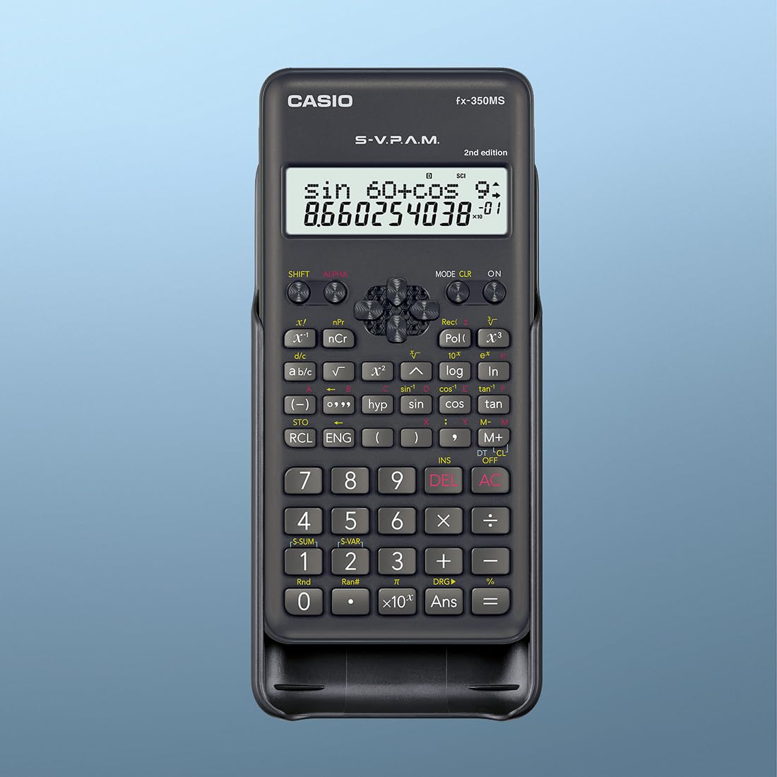 Casio FX-350MS 2nd Gen Non-Programmable Scientific Calculator, 240 Functions and 2-line Display