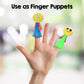 Jumping Toy for Kids Return Gift Items Emoticon Popper Spring Launchers Bouncy Party Favours and Goodie Bag Fillers for Kids Toddlers 12 Pc's