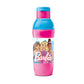 Milton Steel Barbie 600 Insulated Inner Stainless Steel Kids Water Bottle, 520 ml, Cherry Pink & Blue | PU Insulated | Hot & Cold | Easy to Carry | Leak Proof