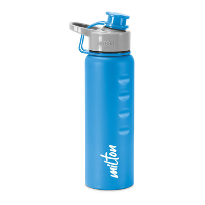 Milton Gripper 750 Stainless Steel Water Bottle, 750 ml, | Leak Proof | Easy Grip | Light Weight | Easy to Carry