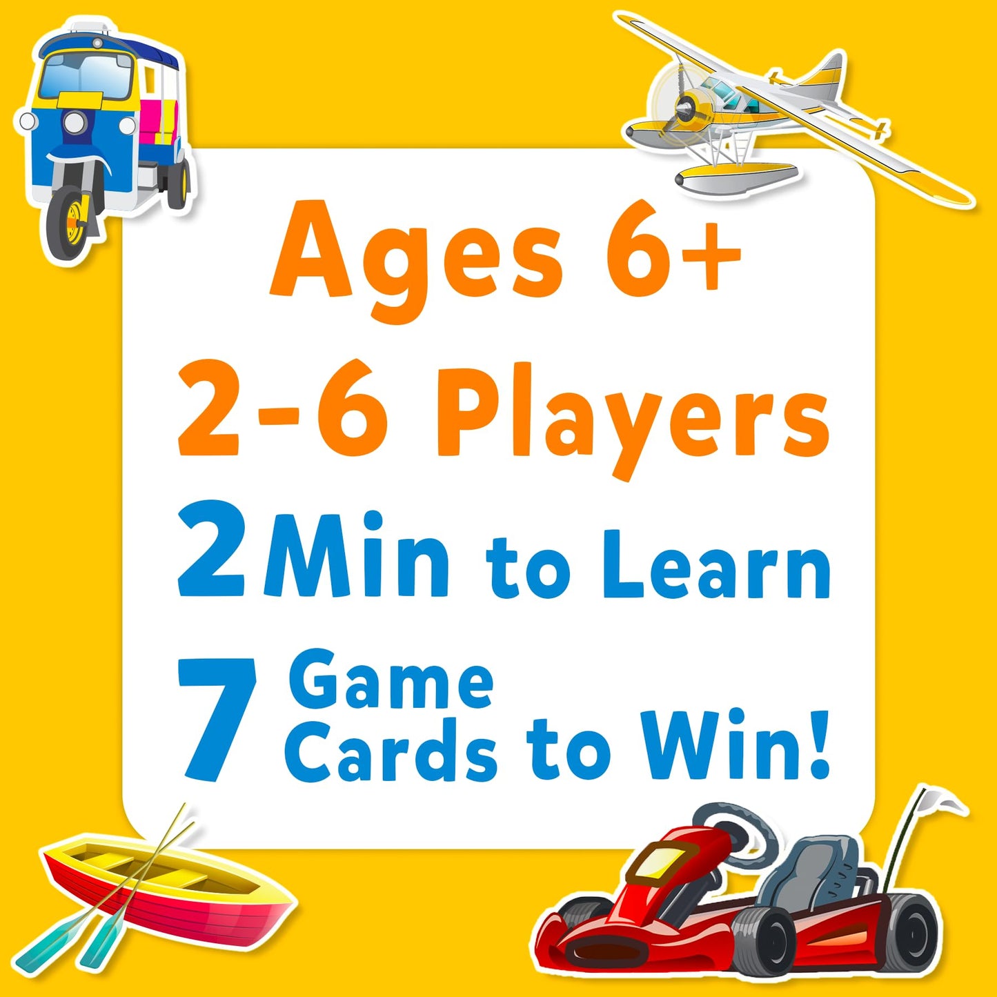 Skillmatics Card Game - Guess in 10 Things That Go, Perfect for Boys, Girls, Kids, and Families Who Love Board Games and Educational Toys, Travel Friendly, Gifts