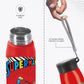 Milton Handy Design 850 Stainless Steel Water Bottle, 780 ml, Red (Super Heroes - Superman)| Single walled | Leak Proof | Gym Bottle | Home | Kitchen | Hiking | Treking Bottle | Travel Bottle