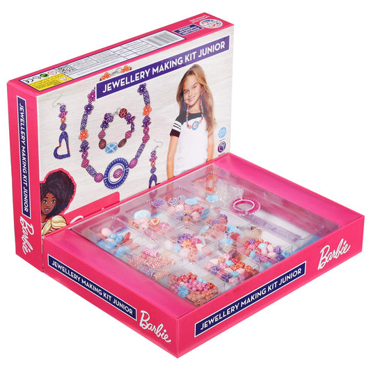 Ratna's Barbie Jewellery Making KIT Junior for Girls. Make Necklace,Earrings,Bracelet for Girls