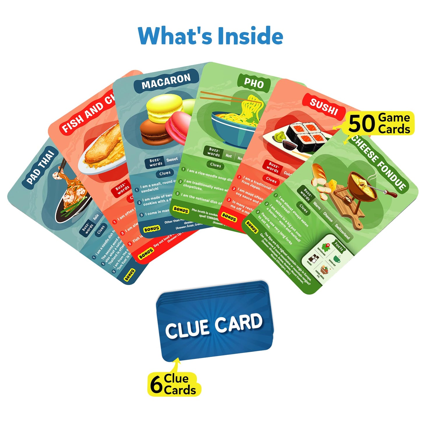 Skillmatics Card Game - Guess in 10 Foods Around The World, Educational Travel Toys for Boys, Girls, and Kids Who Love Board Games, Geography and History, Gifts