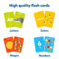 Skillmatics Thick Flash Cards for Toddlers - Letters, Numbers, Shapes & Colours, Montessori Toys & Games, Preschool Learning for Kids