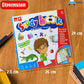 Intelligence Book | Interactive Book -Musical English Educational Phonetic Learning Book for 3 + Year Kids|Toddlers|Educational ABC and 123 E-Learning Kids Electronic Activity Notebook
