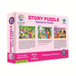 Ratna's Story Jigsaw Puzzle Hansel & Gretel 105 Pieces Puzzle (35 Pieces x 3 Puzzles)