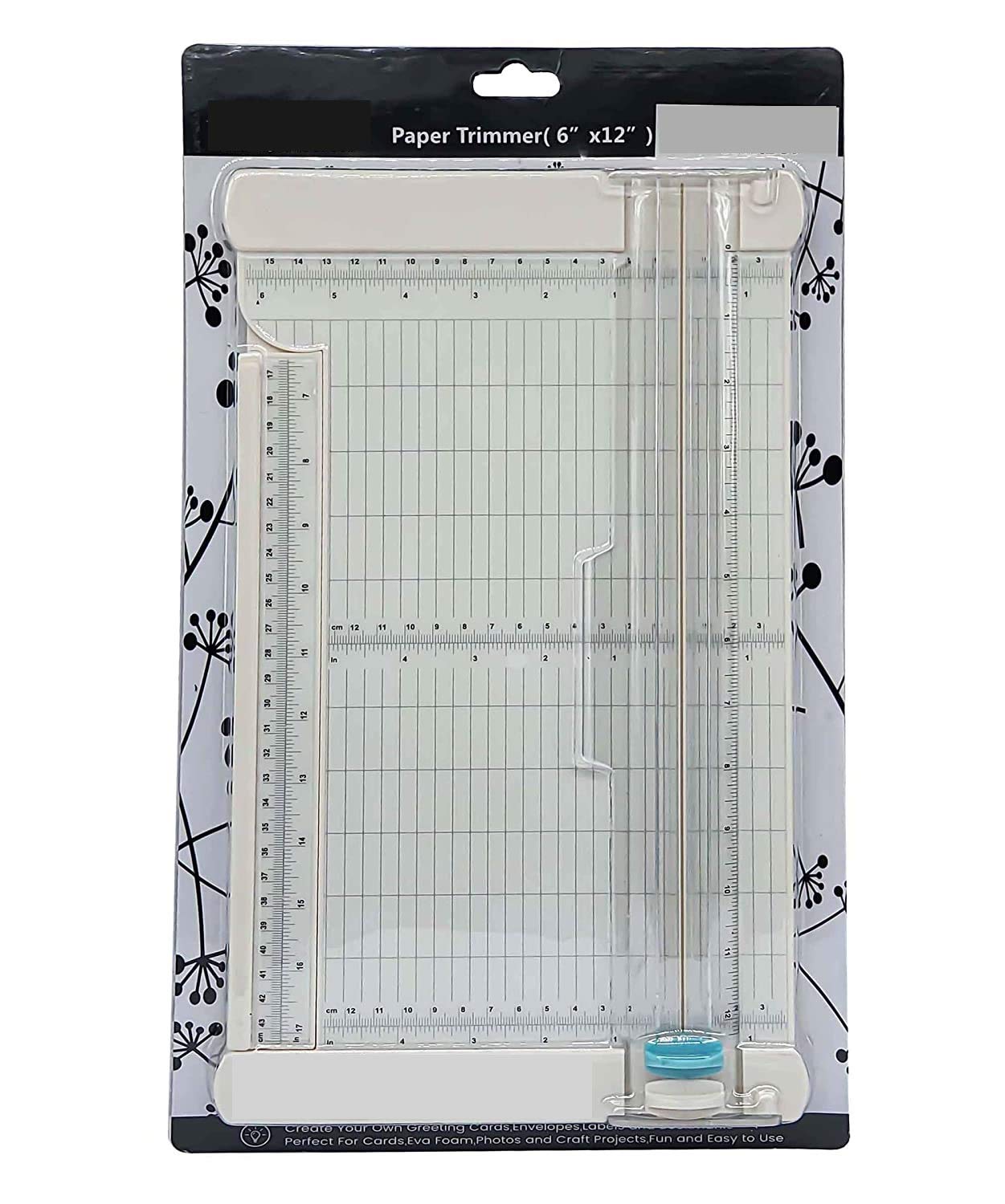 Score Board and Paper Trimmer (6" x 12") for Scrapbooking Art & Craft Card Box Making Scoring