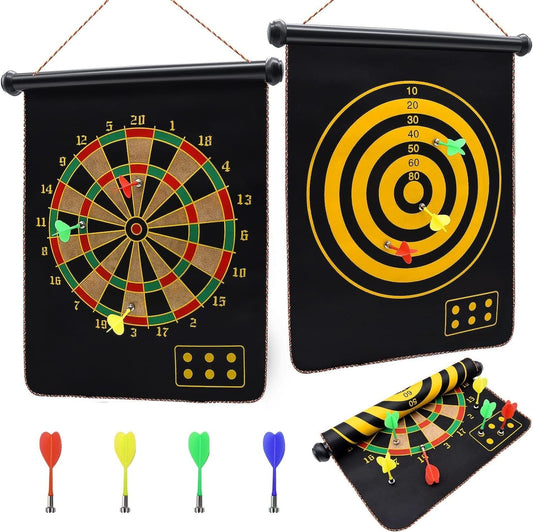 Satyam's Magnetic Foldable Dartboard Board Game Set