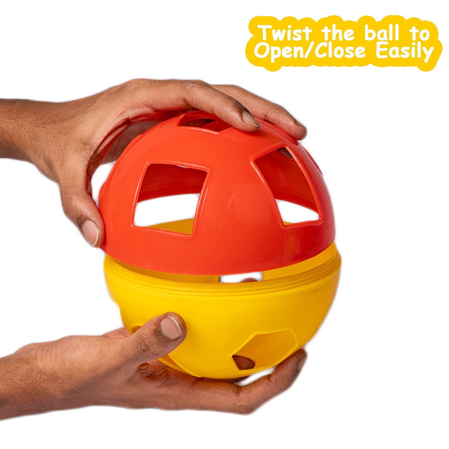 Ratna's Educational Puzzle Ball for Kids 2 in 1. Let Them Learn time with Shapes - Multicolor