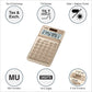 Casio JW-200SC-GD Premium & Stylish Calculator Gold