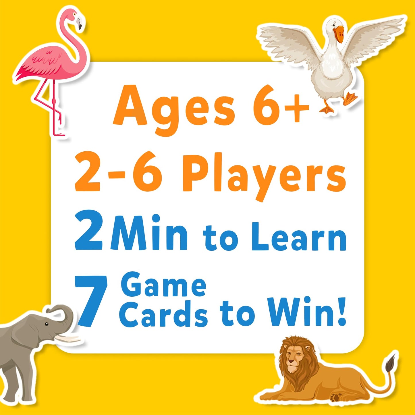 Skillmatics Card Game - Guess in 10 Animal Kingdom, Perfect for Boys, Girls, Kids, and Families Who Love Board Games and Educational Toys, Travel Friendly, Gifts