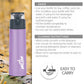 Milton Atlantis 400 Thermosteel Insulated Water Bottle, 350 ml, Purple | Hot and Cold | Leak Proof | Office Bottle | Sports | Home | Kitchen | Hiking | Treking | Travel | Easy to Carry | Rust Proof