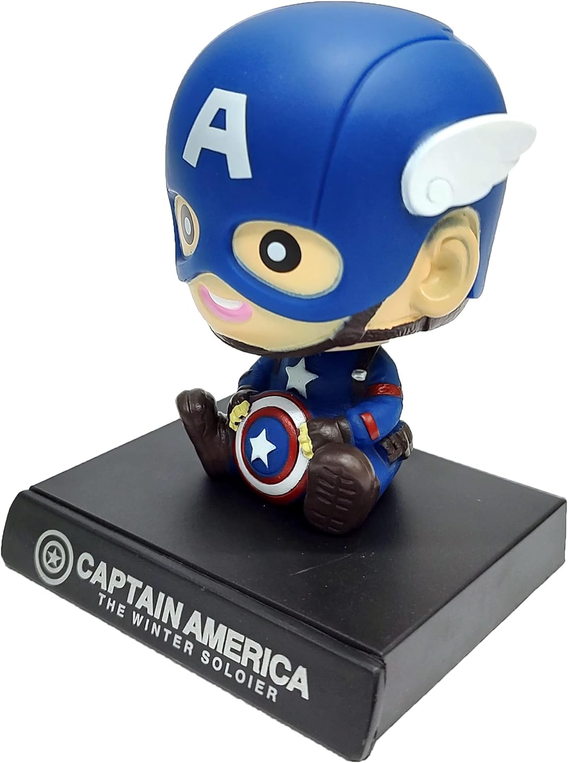 Captain America Bobblehead With Mobile Holder