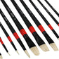 Brustro Artists ’ White Bristle Set of 10 Brushes for Oil and Acrylic.