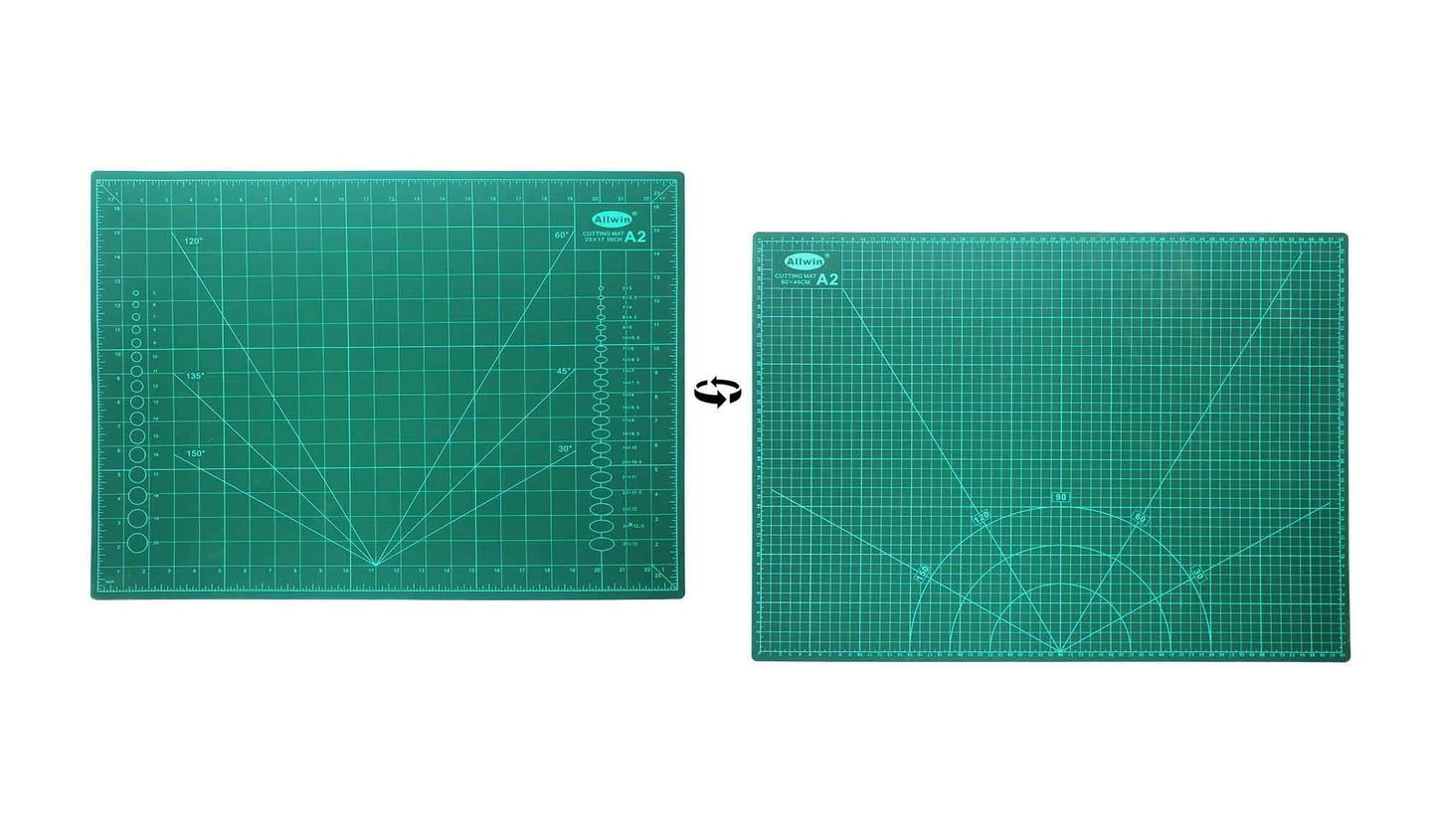 Flexible Cutting Mat Double Sided with Marked Pattern and Grid