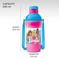 Milton Steel Barbie 400 Insulated Inner Stainless Steel Kids Water Bottle, 390 ml, Cherry Pink & Blue | PU Insulated | Hot & Cold | Easy to Carry | Leak Proof