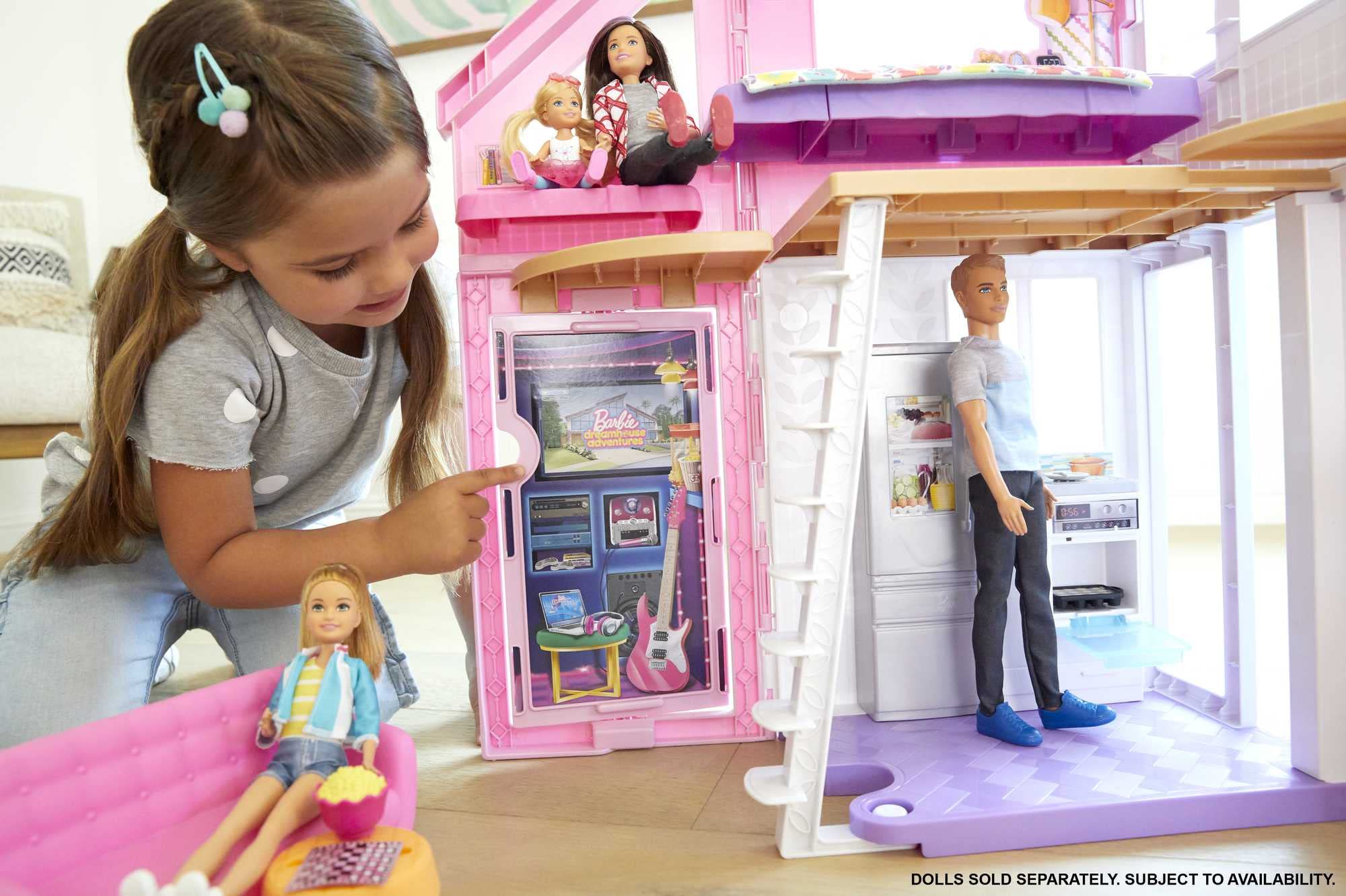 Barbie Malibu House 2 Story 6 Room Dollhouse with Transformation Feat SATYAM STATIONERS