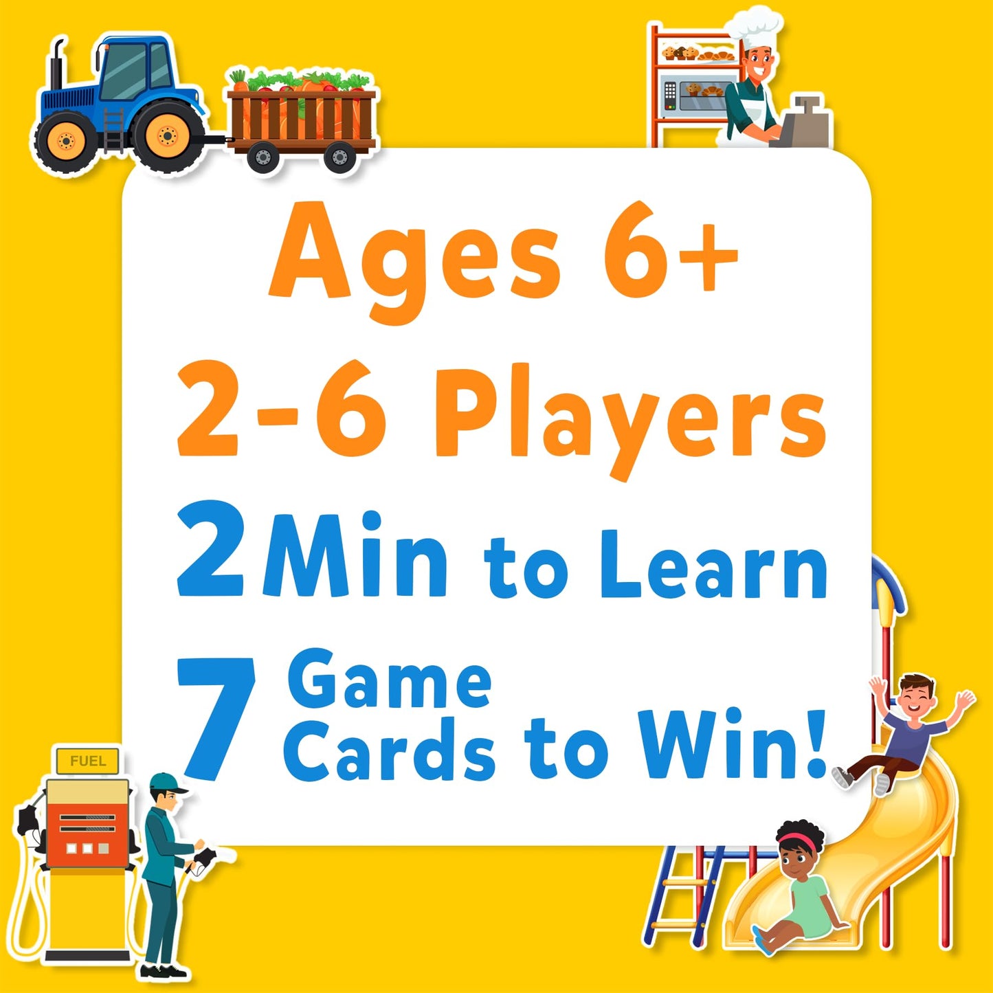 Skillmatics Card Game - Guess in 10 All Around The Town, Perfect for Boys, Girls, Kids, and Families Who Love Board Games, Travel Friendly,Gifts