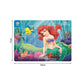 Ratna's 4 in 1 Disney Jigsaw Puzzle 140 Pieces for Kids. 4 Jigsaw Puzzles 35 Pieces Each (Mermaid Ariel)