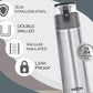 Milton Atlantis 400 Thermosteel Hot and Cold Water Bottle, 1 Piece, 350 ml, Silver | Leak Proof | Easy to Carry | Office Bottle | Hiking | Trekking | Travel Bottle | Gym | Home | Kitchen Bottle